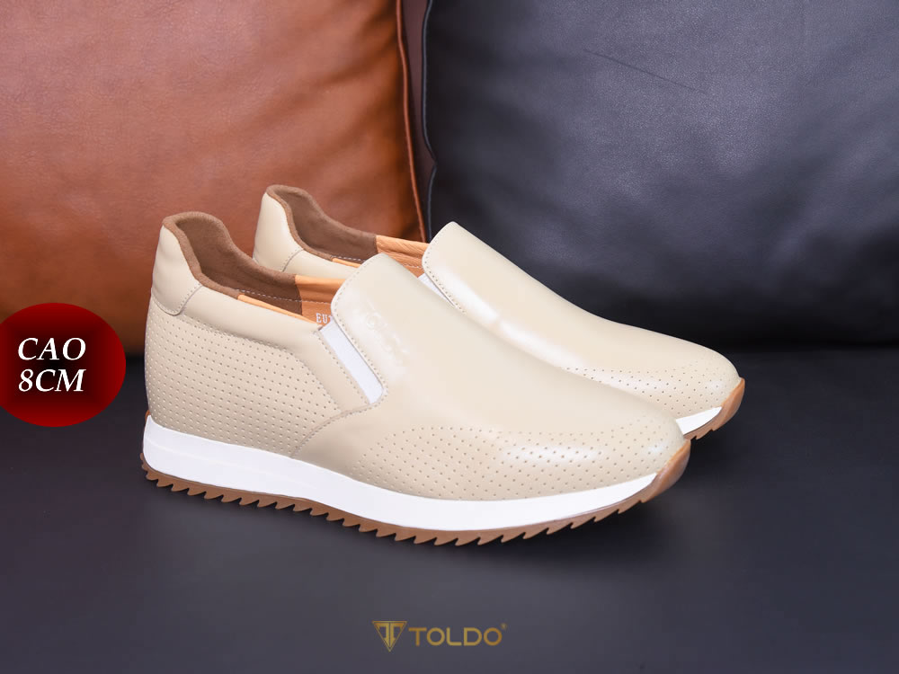Giày cao 8cm màu be nhập khẩu 1